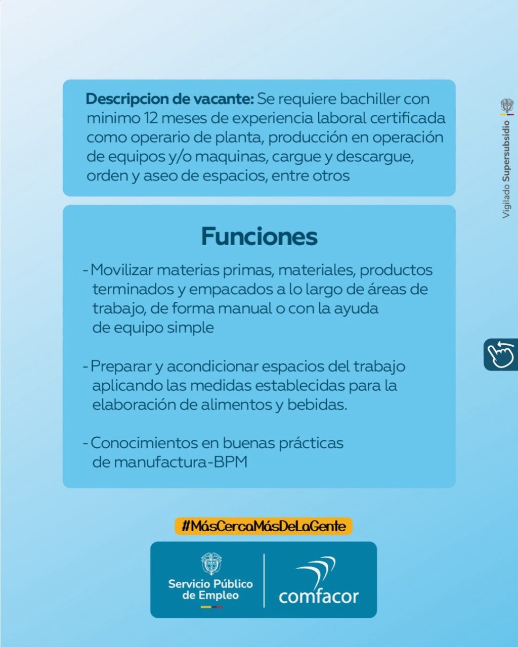 Instagram post from comfacoroficial. This post is in position 2.