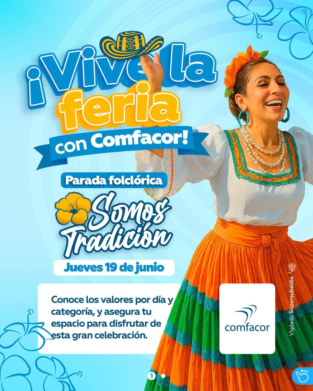 Instagram post from comfacoroficial. This post is in position 0.