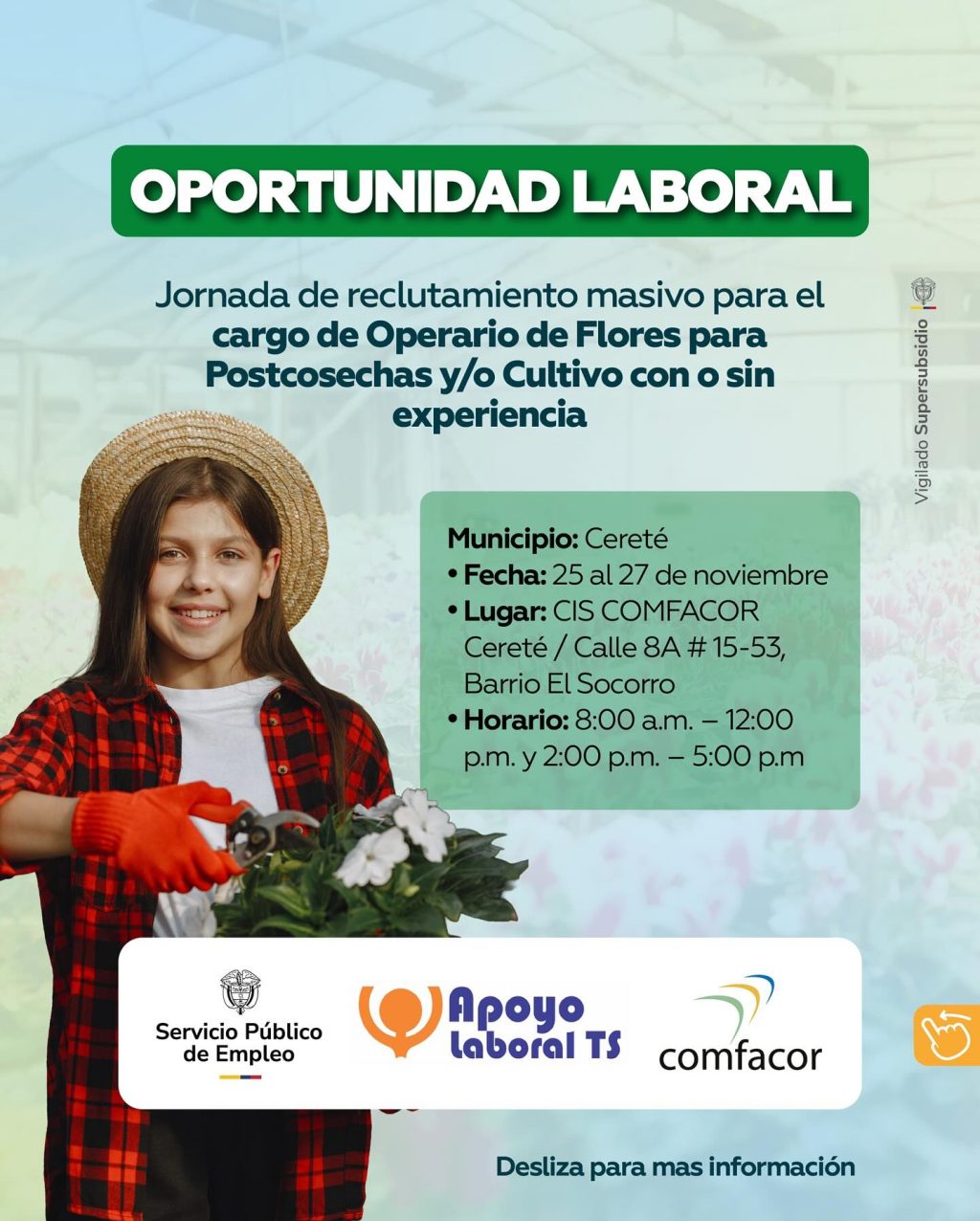 Instagram post from comfacoroficial. This post is in position 0.