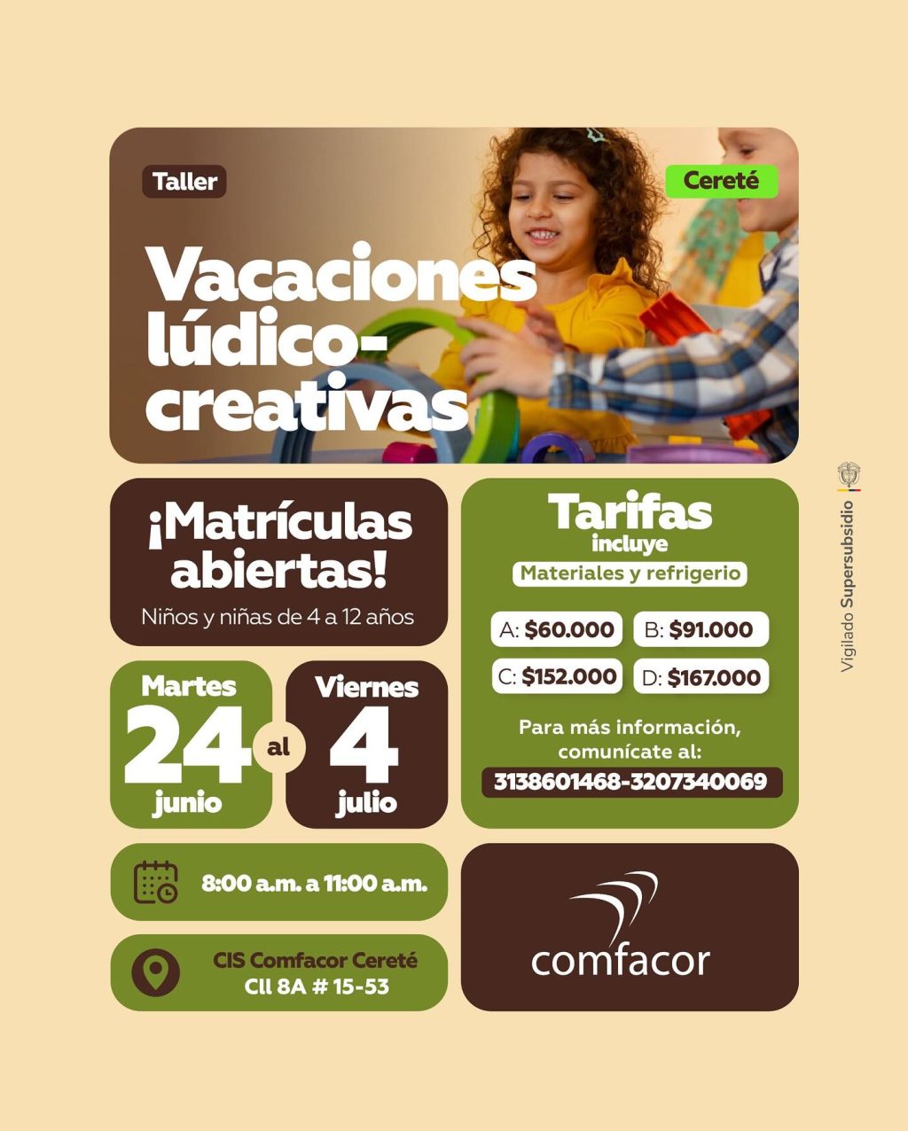 Instagram post from comfacoroficial. This post is in position 2.