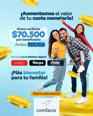 Instagram post from comfacoroficial. This post is in position 1.