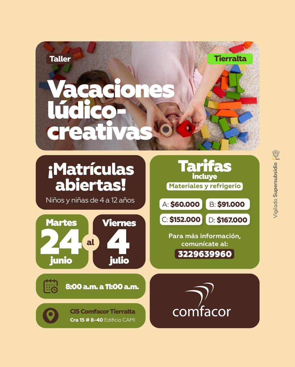 Instagram post from comfacoroficial. This post is in position 1.