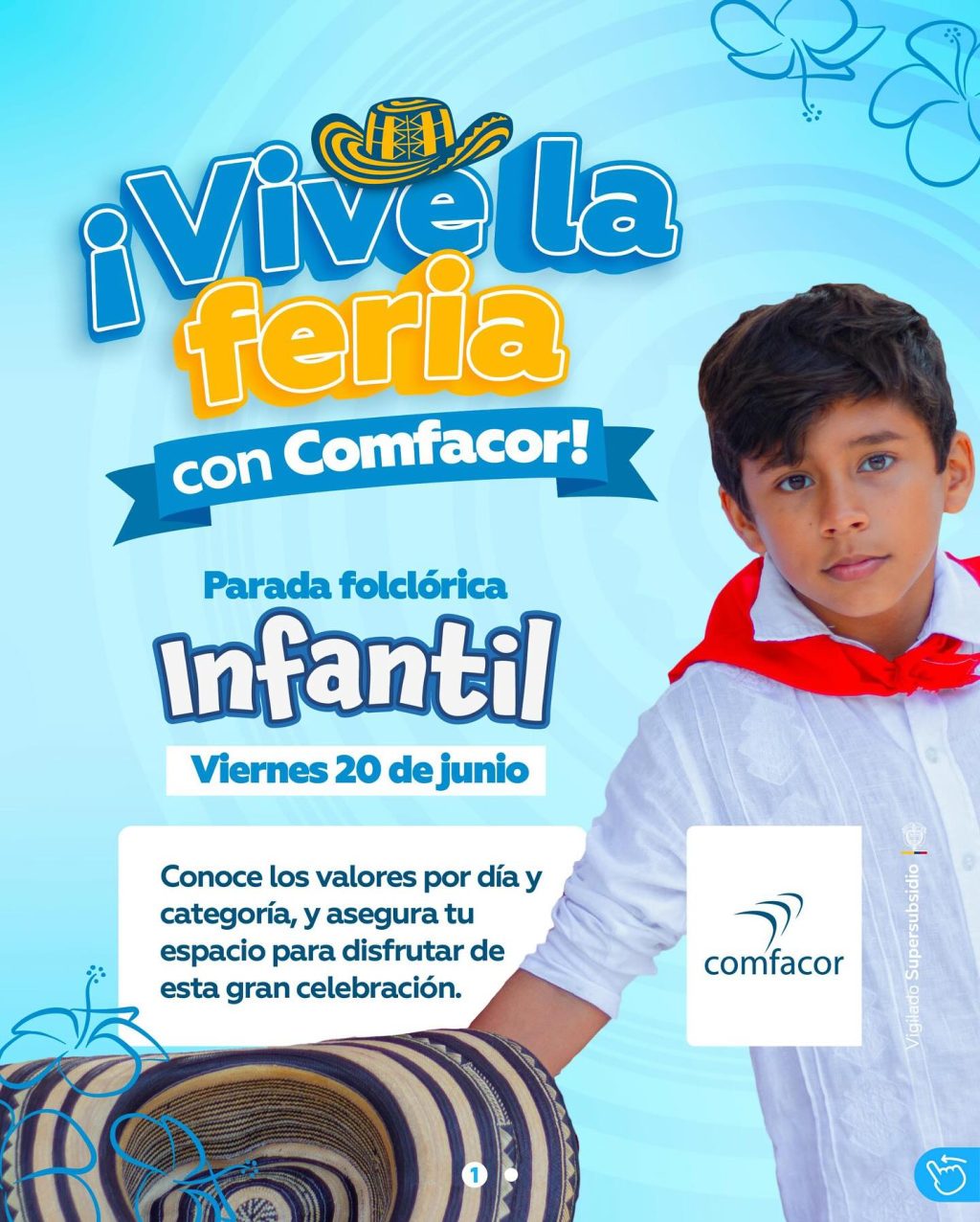 Instagram post from comfacoroficial. This post is in position 0.