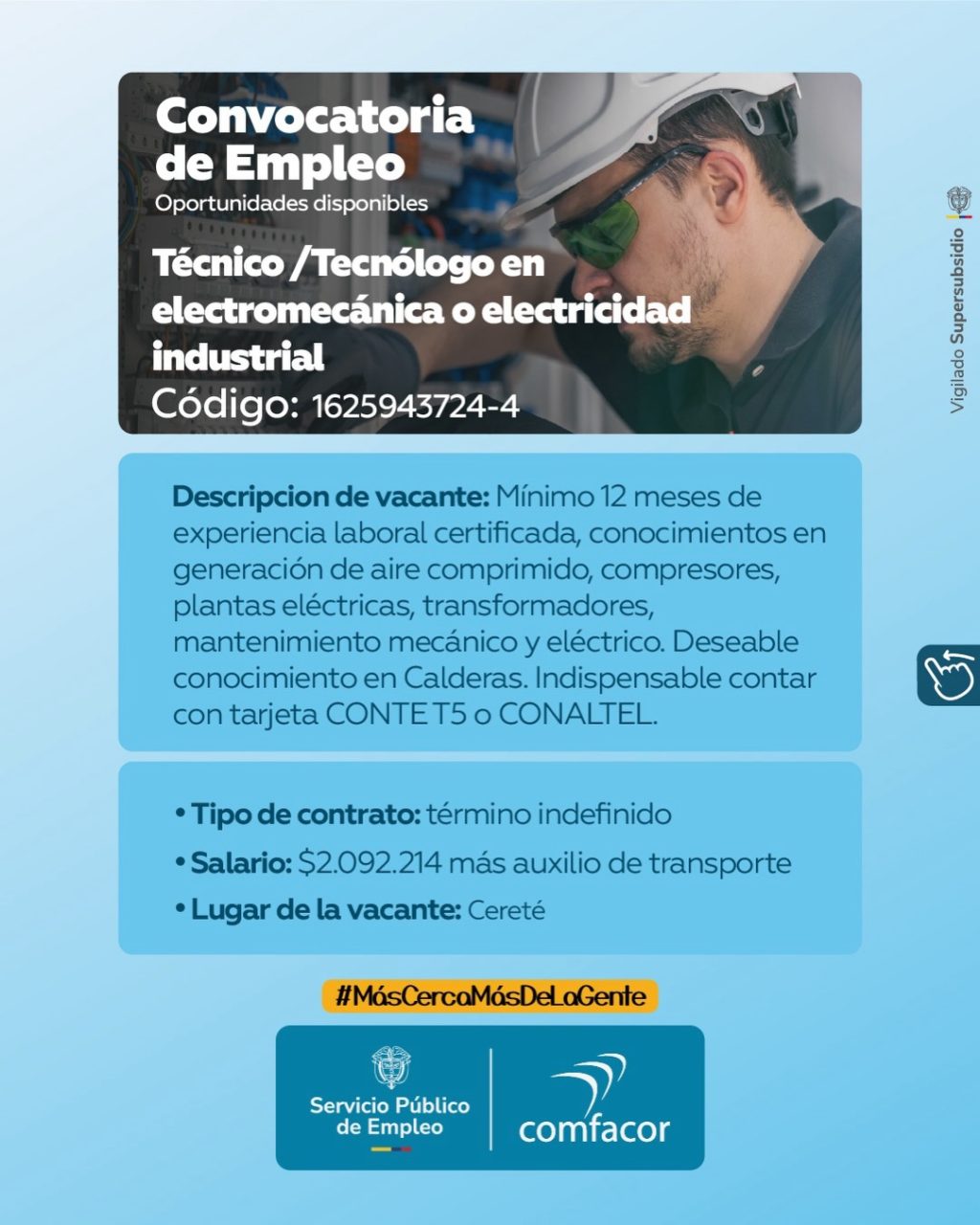 Instagram post from comfacoroficial. This post is in position 5.